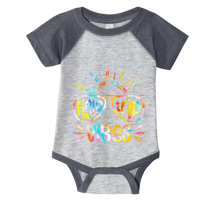 Field Trip Vibes Sunglasses Tie Dye Field Day Teachers Infant Baby Jersey Bodysuit