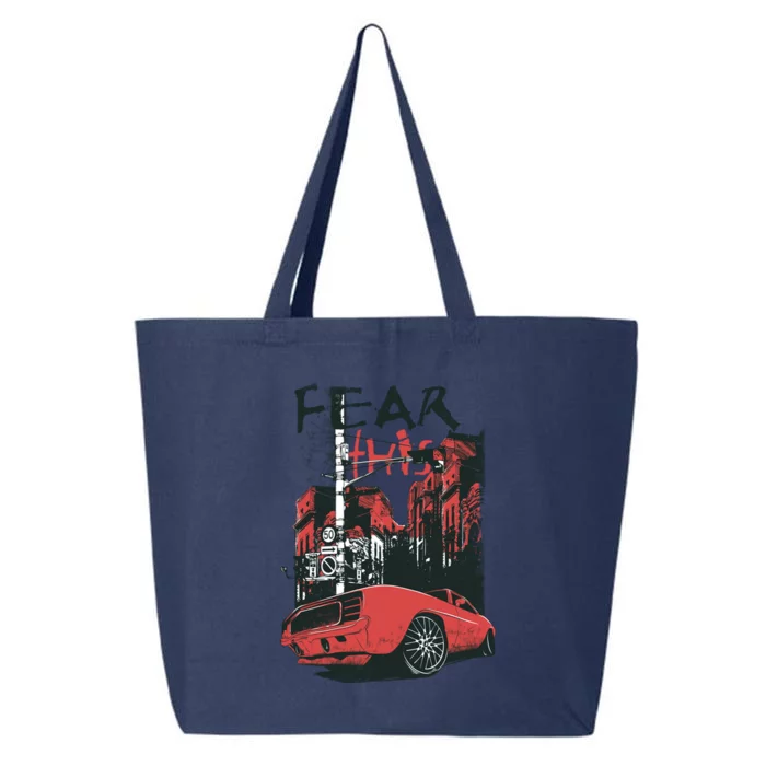 Fear This Vintage Muscle Car Cool City Graphic 25L Jumbo Tote