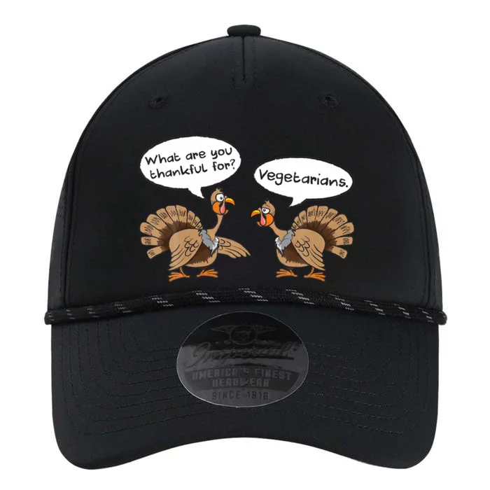 Funny Thanksgiving Vegetarians Turkey Talking Thankful Vegan Gift Performance The Dyno Cap