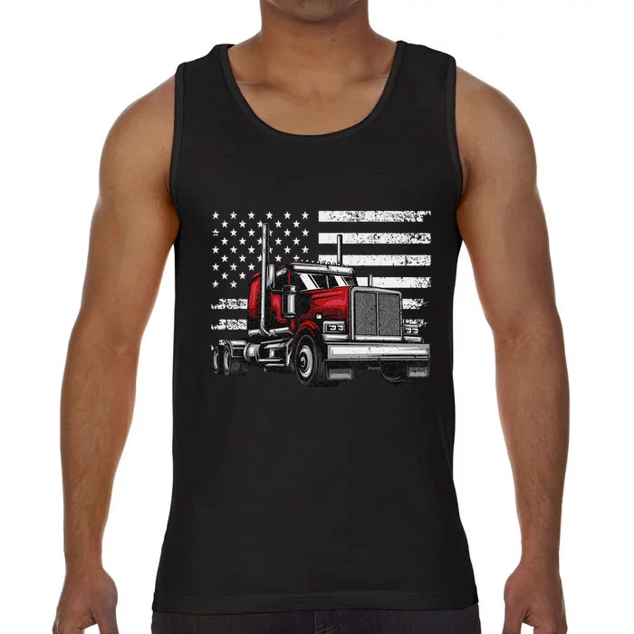 Funny Trucker Vehicle Truck Driver Comfort Colors® Tank Top