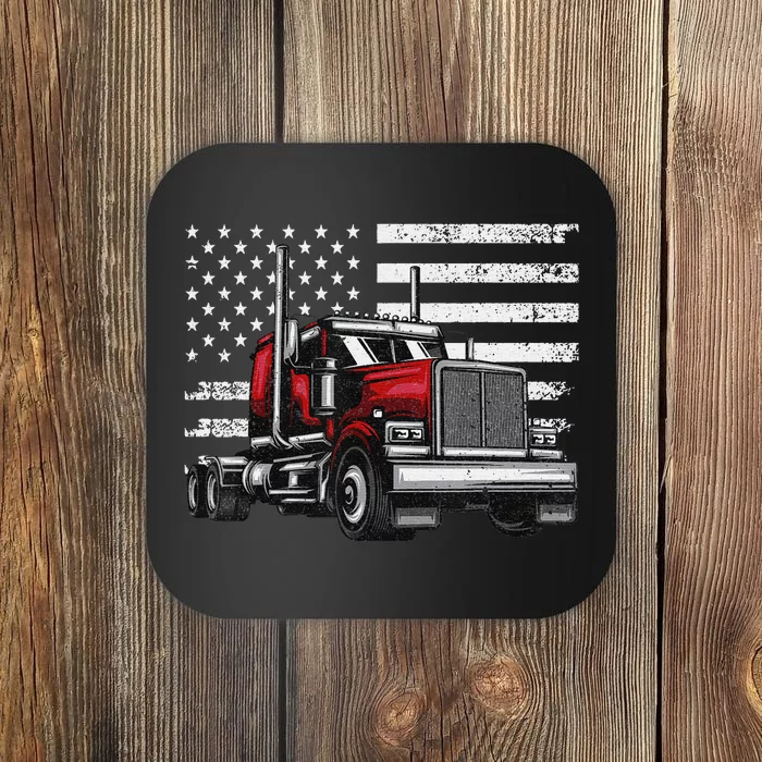 Funny Trucker Vehicle Truck Driver Coaster