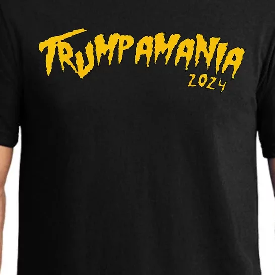 Funny Trump Wrestling Meme Trumpamania 24 Pajama Set