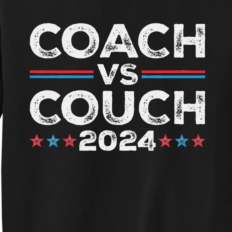 Funny Tim Walz Waltz Vs Jd Vance 2024 Coach Vs Couch Sweatshirt