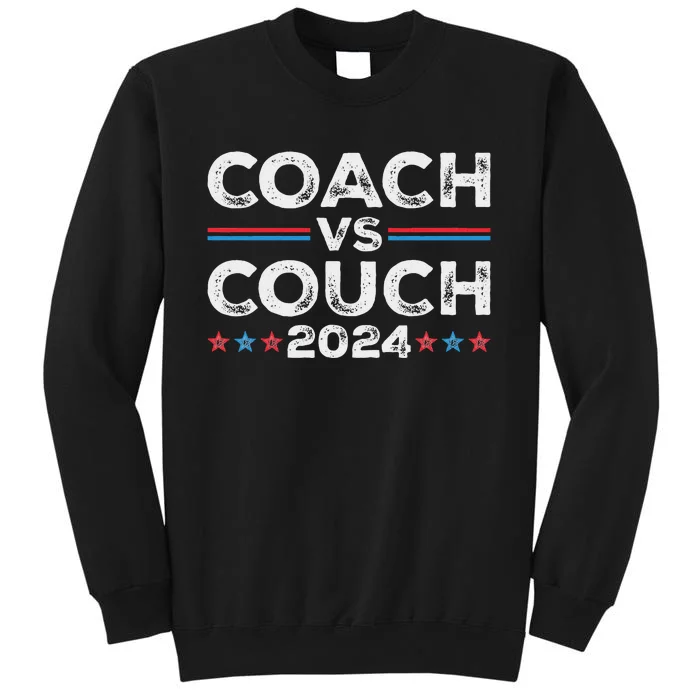 Funny Tim Walz Waltz Vs Jd Vance 2024 Coach Vs Couch Sweatshirt