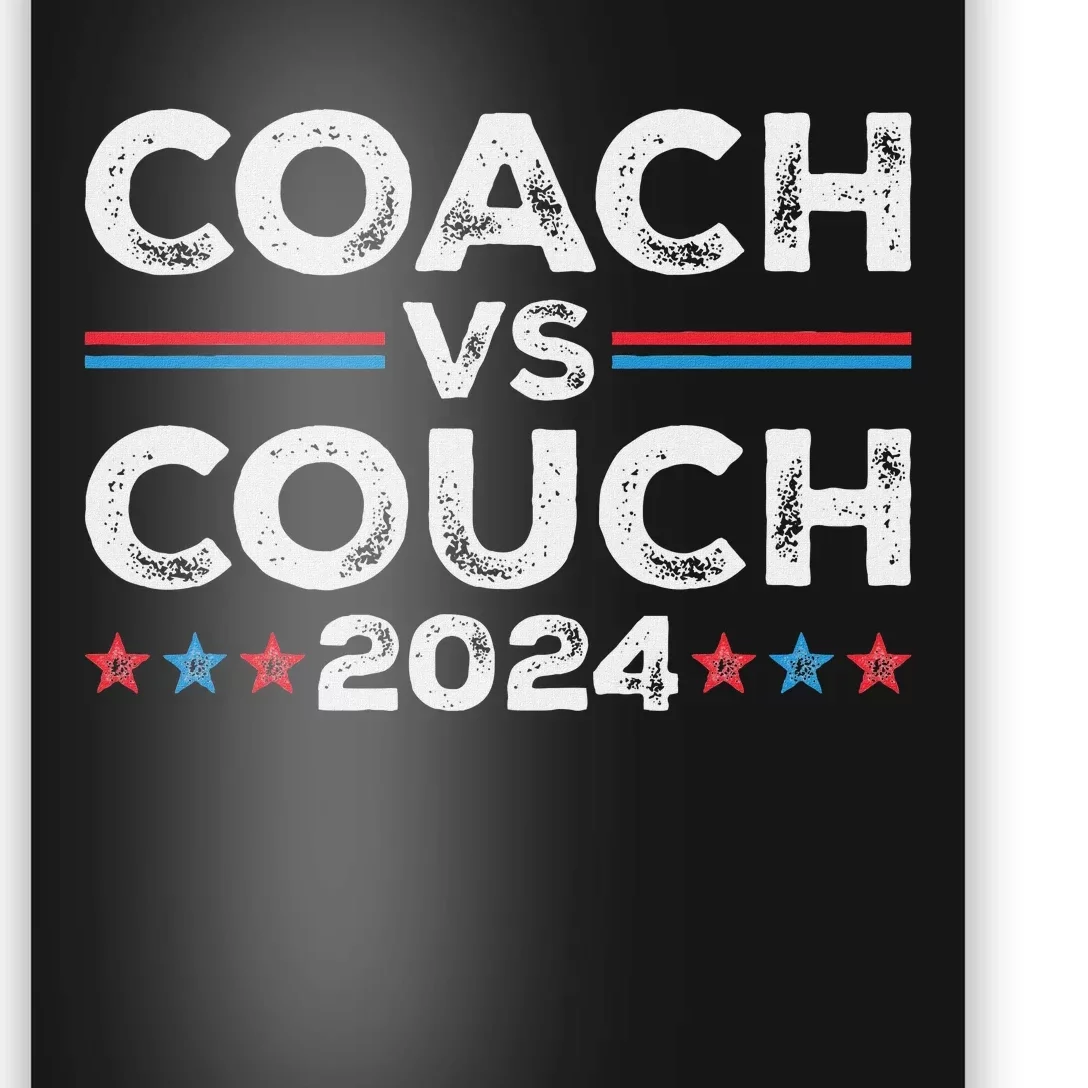 Funny Tim Walz Waltz Vs Jd Vance 2024 Coach Vs Couch Poster