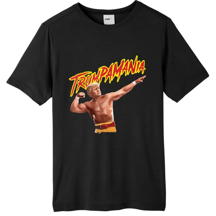 Funny Trumpmania Wrestling Meme 2024 Let Trumpamania Run Wild ChromaSoft Performance T-Shirt