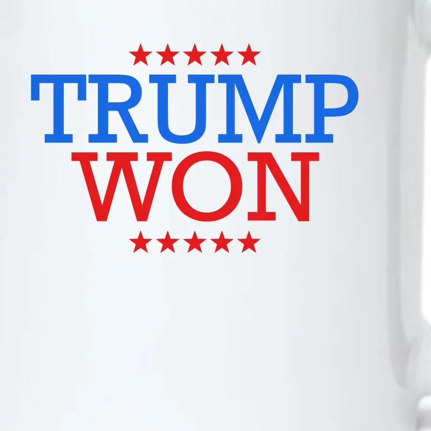 Funny Trump Won Black Color Changing Mug