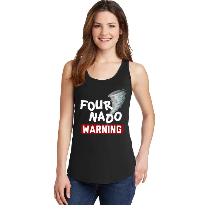 Fournado Tornado Watcher Chaser Birthday Ladies Essential Tank