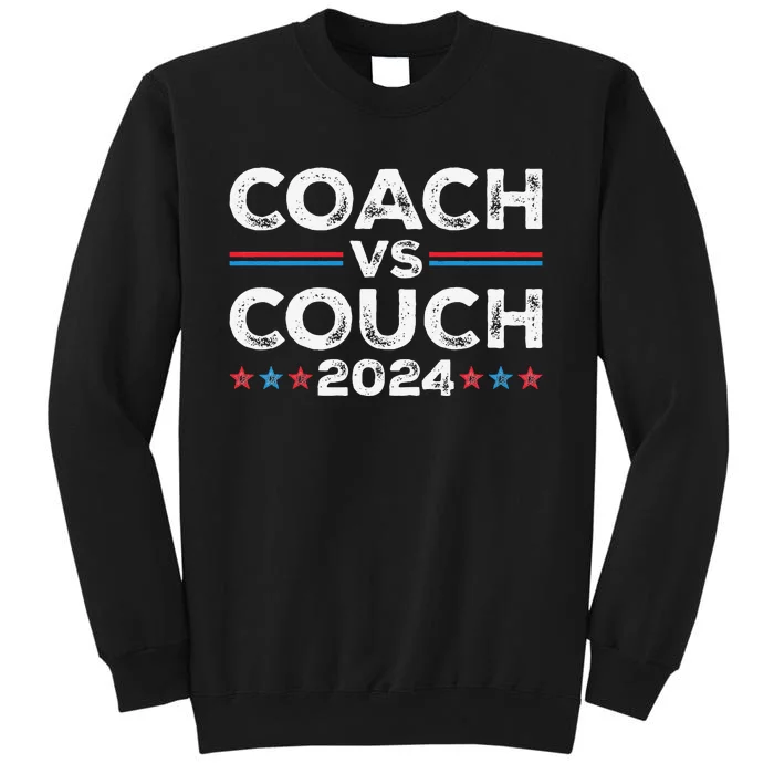 Funny Tim Walz Waltz Vs Jd Vance 2024 Coach Vs Couch Gift Sweatshirt