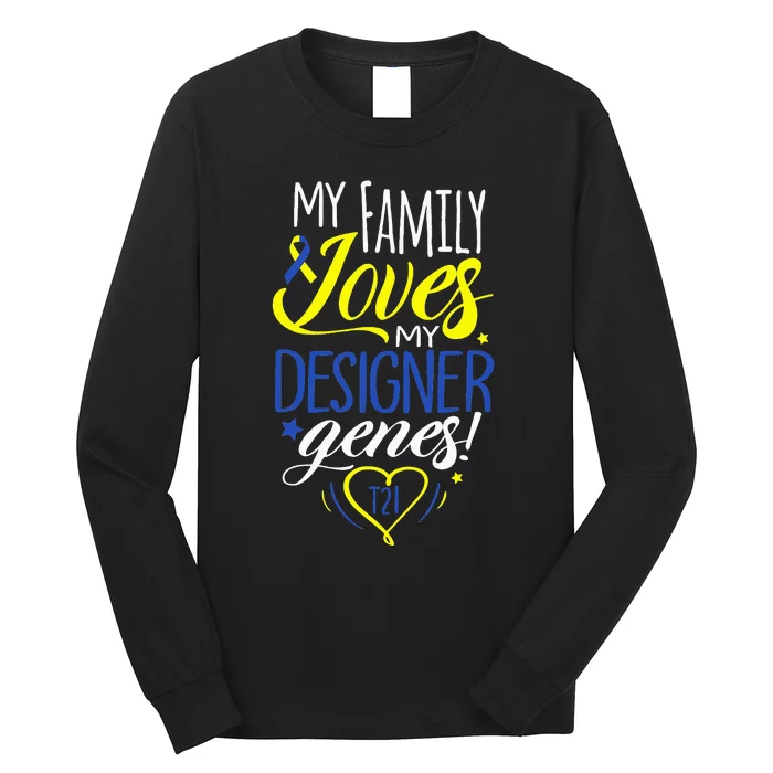 Family T21 World Down Syndrome Awareness Day Long Sleeve Shirt