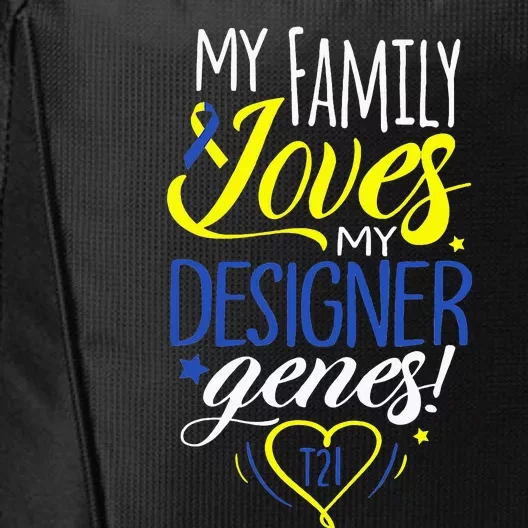 Family T21 World Down Syndrome Awareness Day City Backpack