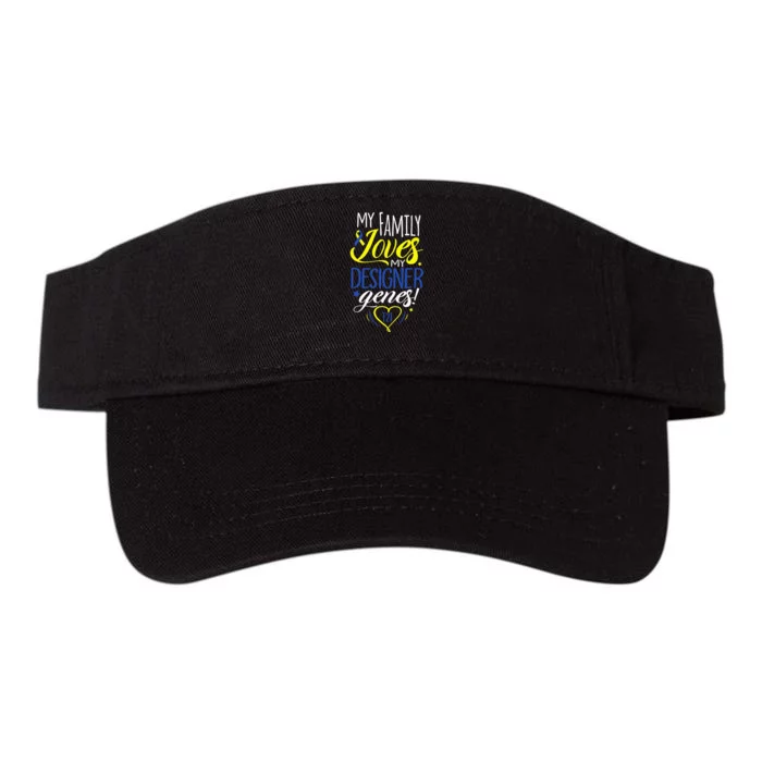 Family T21 World Down Syndrome Awareness Day Valucap Bio-Washed Visor