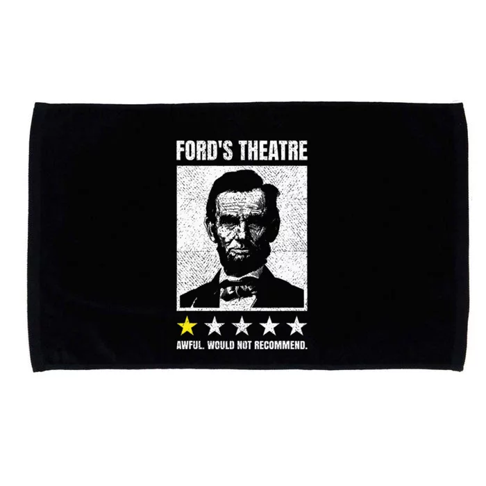 Ford's Theater Would Not Recommend Abraham Lincoln Microfiber Hand Towel