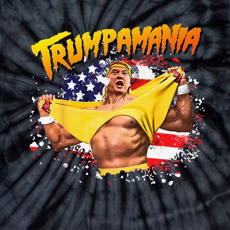 Funny Trumpmania Wrestling Meme 2024 Tie-Dye T-Shirt