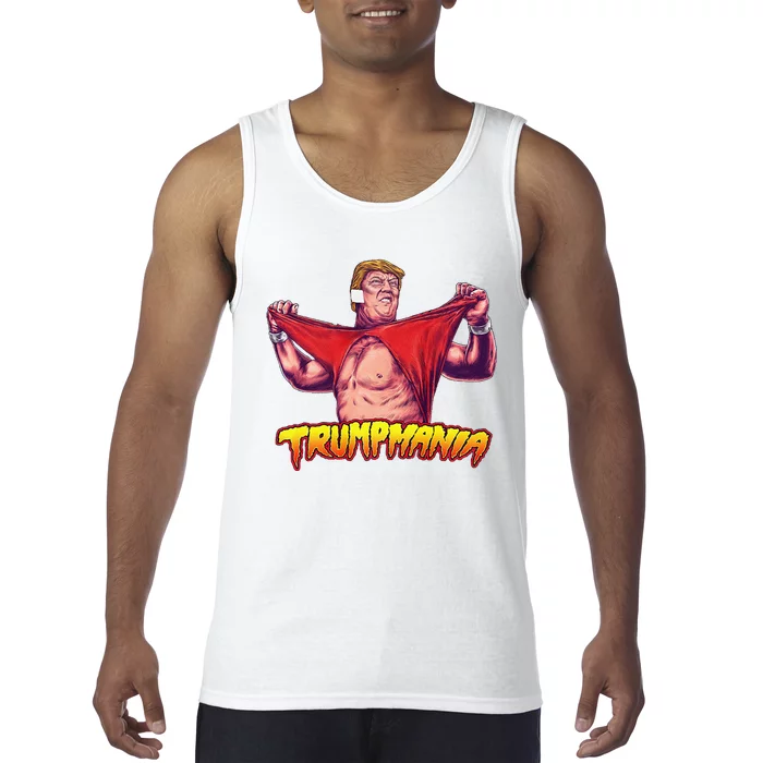 Funny Trumpmania Wrestling Meme 2024 Premium Tank Top