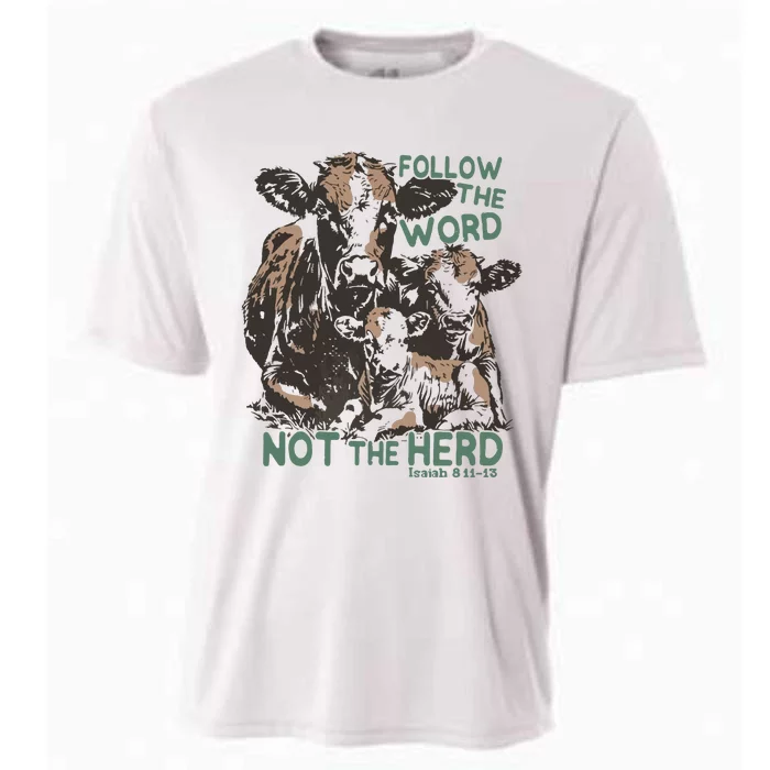 Follow The Word Not The Herd Cooling Performance Crew T-Shirt