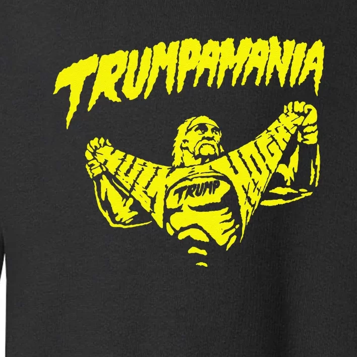 Funny Trumpamania Wrestling 2024 Toddler Sweatshirt