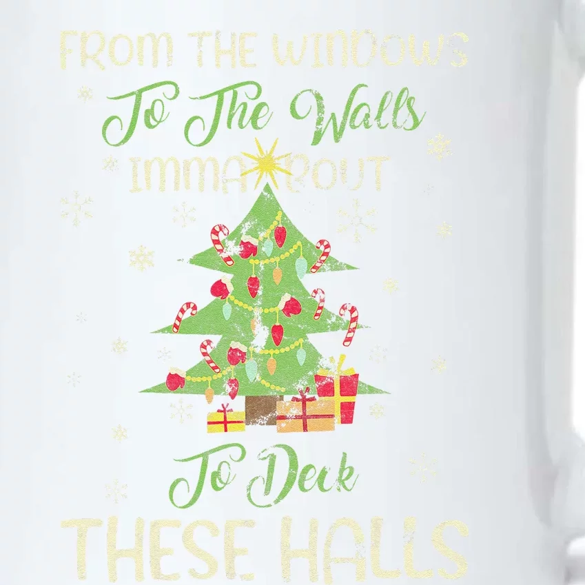 From The Windows To Walls Im About To Check Christmas Tree Black Color Changing Mug