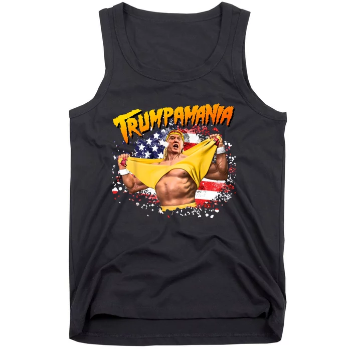 Funny Trumpmania Wrestling Meme 2024 Tank Top