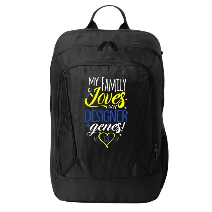 Family T21 World Down Syndrome Awareness Day City Backpack