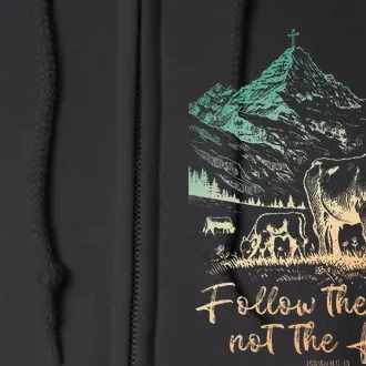 Follow The Word Not The Herd Full Zip Hoodie