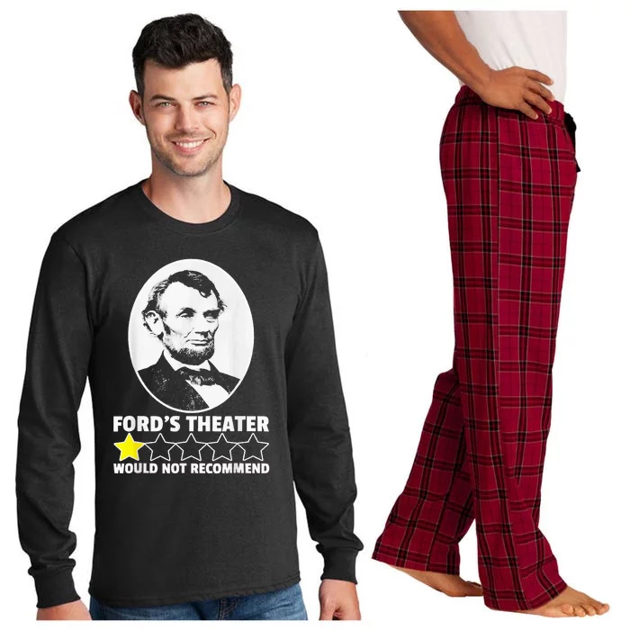 FordS Theater Would Not Recommend 1 Star Abraham Lincoln Long Sleeve Pajama Set