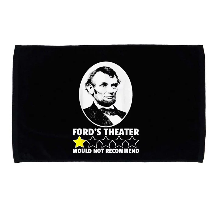 FordS Theater Would Not Recommend 1 Star Abraham Lincoln Microfiber Hand Towel