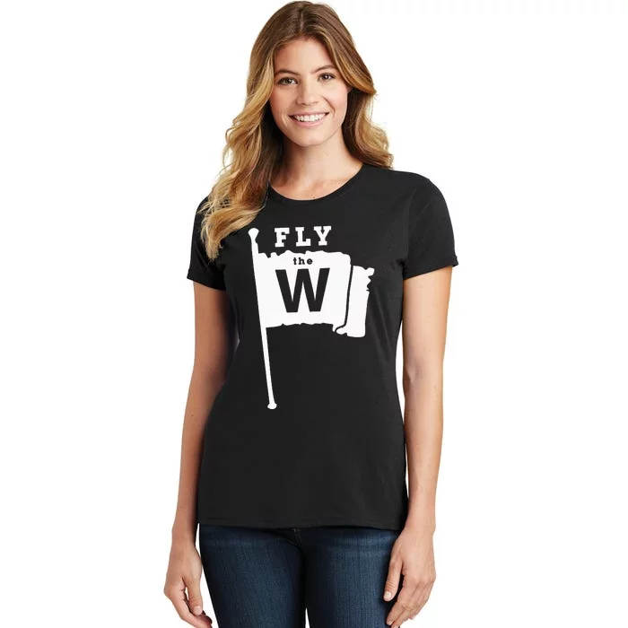 Fly The W Chicago Baseball Winning Flag Women's T-Shirt