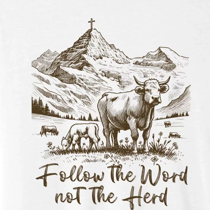 Follow The Word Not The Herd ChromaSoft Performance T-Shirt