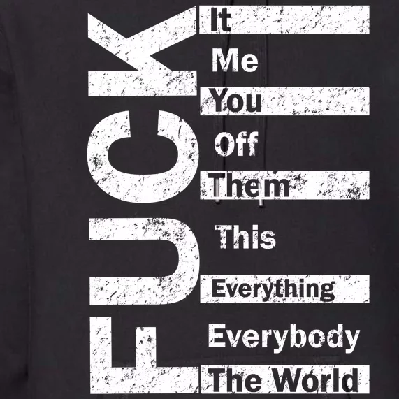 F The World Premium Hoodie