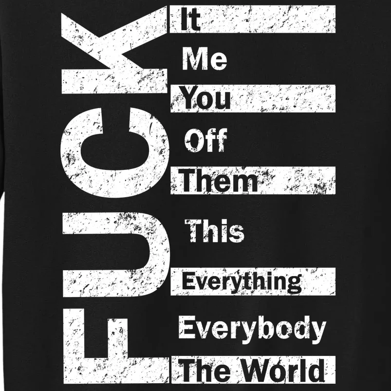 F The World Tall Sweatshirt