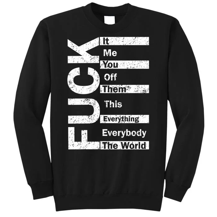 F The World Tall Sweatshirt