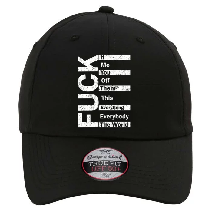 F The World The Original Performance Cap