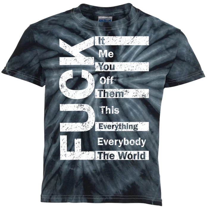 F The World Kids Tie-Dye T-Shirt