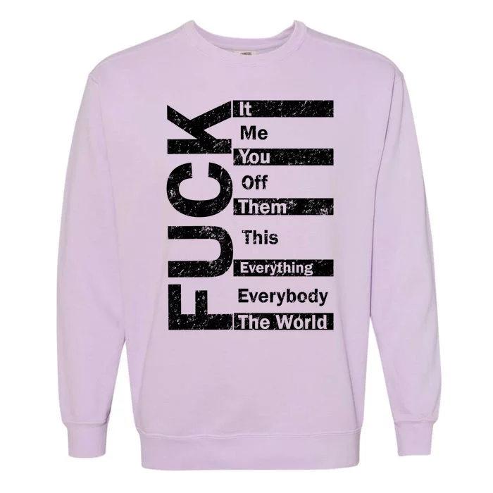 F The World Garment-Dyed Sweatshirt