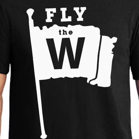 Fly The W Chicago Baseball Winning Flag Pajama Set