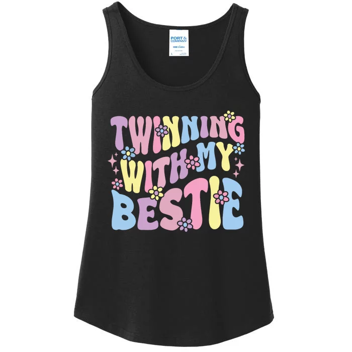 Friends Twinning With My Bestie Spirit Week Girl Ladies Essential Tank