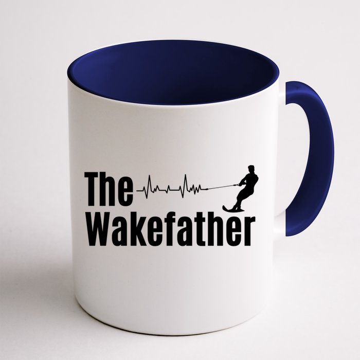 Funny The Wake Father Heartbeat Wakeboard Lover Funny Gift Cool Gift Front & Back Coffee Mug