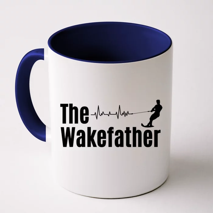 Funny The Wake Father Heartbeat Wakeboard Lover Funny Gift Cool Gift Front & Back Coffee Mug