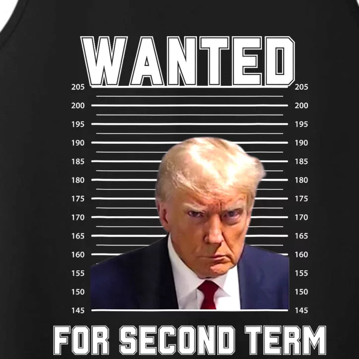 Funny Trump Wanted For Second Term QuoteGreat 2nd Term 2024 Performance Tank