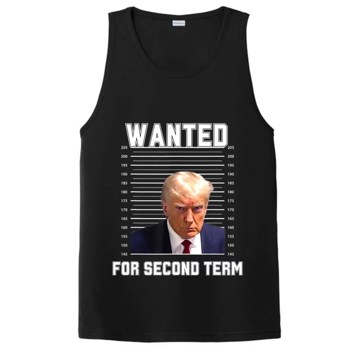 Funny Trump Wanted For Second Term QuoteGreat 2nd Term 2024 Performance Tank