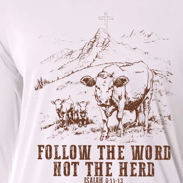 Follow The Word Not The Herd Isaiah 8:11:13castles Cooling Performance Long Sleeve Crew