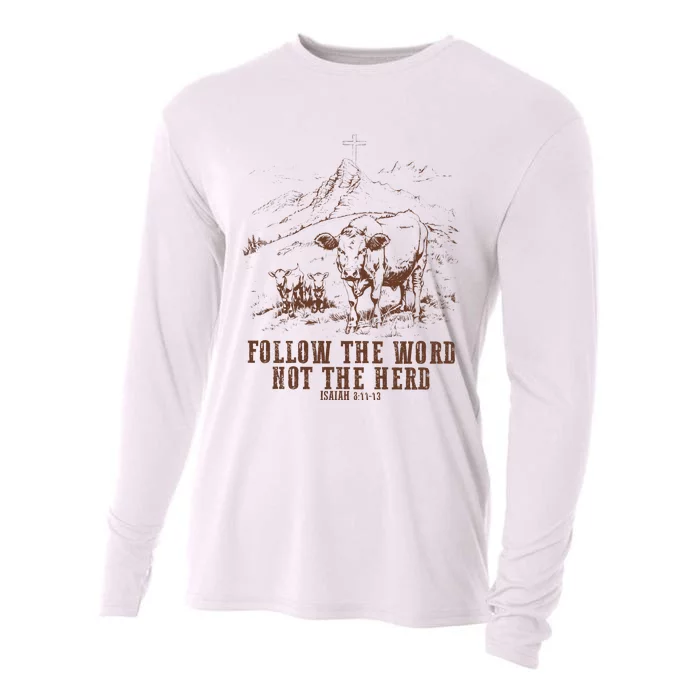 Follow The Word Not The Herd Isaiah 8:11:13castles Cooling Performance Long Sleeve Crew