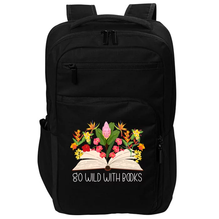 Flower Teacher Wildflower Summer Floral Book Lover Gift Impact Tech Backpack