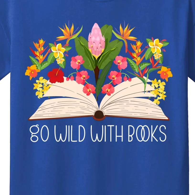 Flower Teacher Wildflower Summer Floral Book Lover Gift Kids T-Shirt