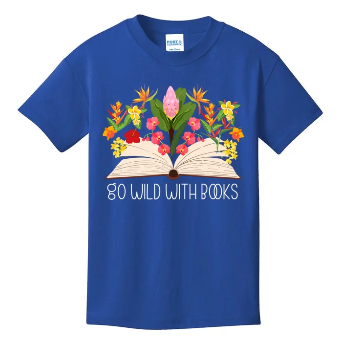 Flower Teacher Wildflower Summer Floral Book Lover Gift Kids T-Shirt