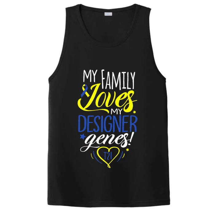 Family T21 World Down Syndrome Awareness Day Performance Tank