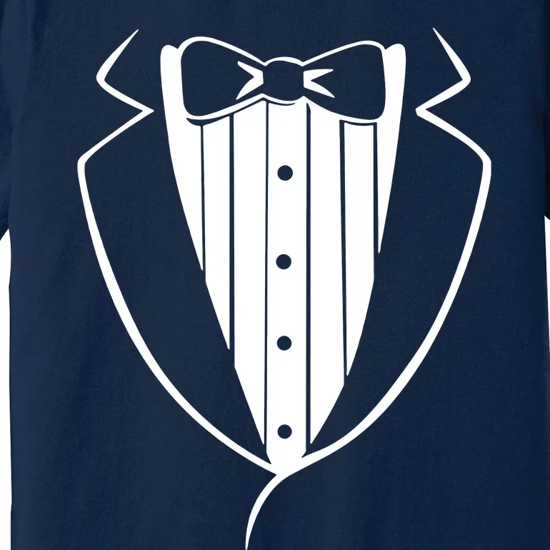 Fake Tuxedo White Premium T-Shirt