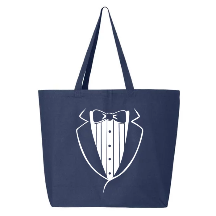 Fake Tuxedo White 25L Jumbo Tote