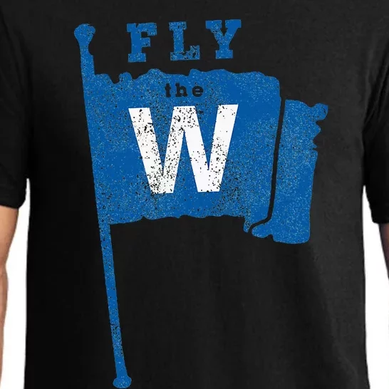 Fly The W Chicago Baseball Winning Flag Pajama Set